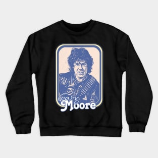 Gary Moore /// Retro Styled Fan Art Design Crewneck Sweatshirt